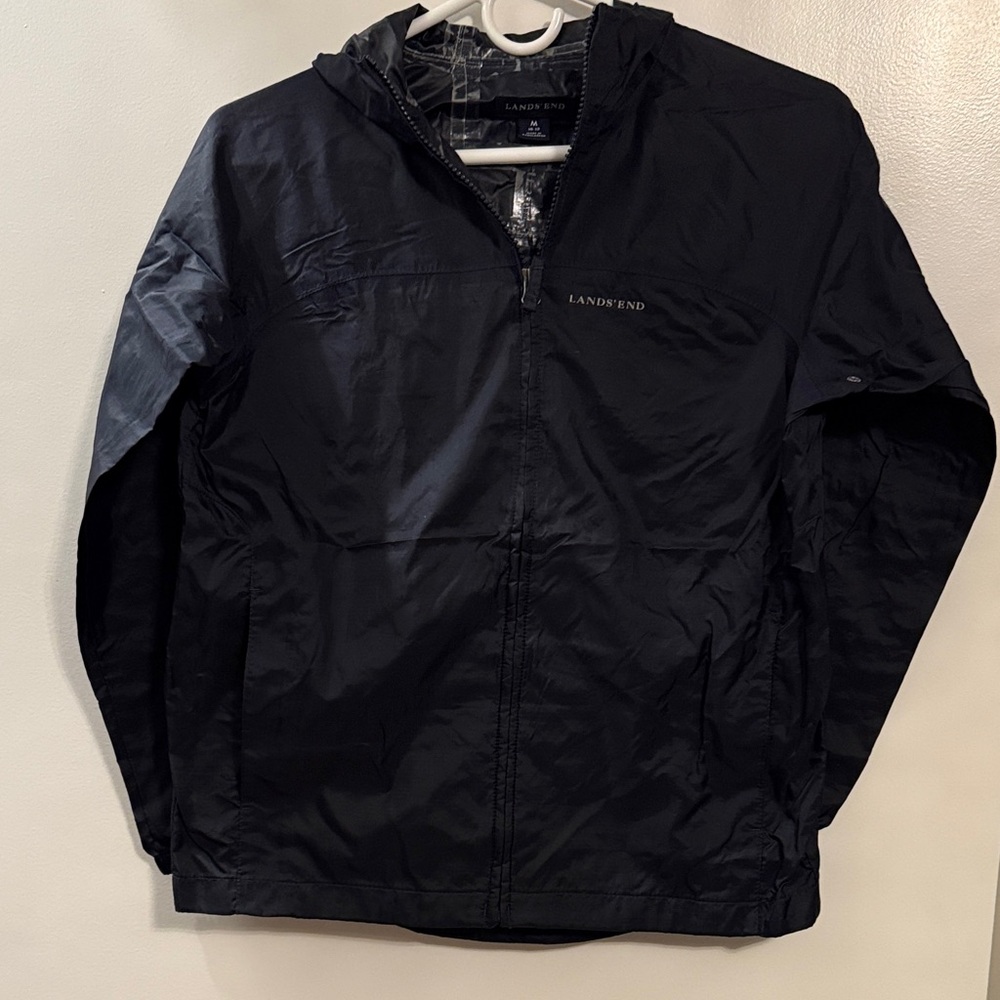 Lands' End Kids Unisex Navy Windbreaker Jacket